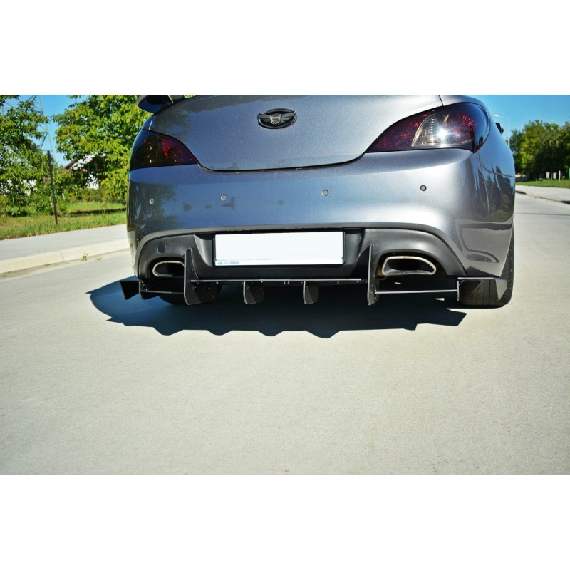 DIFUSOR RACING PARACHOQUES TRASERO HYUNDAI GENESIS COUPE MK1 09 