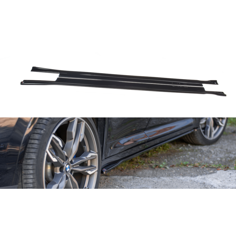 DIFUSORES LATERALES BMW X4 M PACK G02 2018  MAXTON