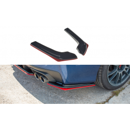 SPLITERS PARACHOQUES TRASERO EN ROJO SUBARU WRX STI 2014  MAXTON