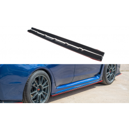 DIFUSORES LATERALES ROJOS SUBARU WRX STI 2014  MAXTON