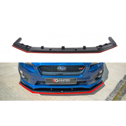 ESPADA LIP ROJA V4 PARAGOLPES DELANTERO SUBARU WRX STI 2014  MAX