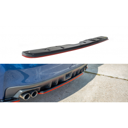 DIFUSOR PARACHOQUES TRASERO ROJO SUBARU WRX STI 2014  MAXTON