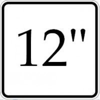 12  PULGADAS
