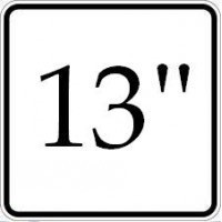 13 PULGADAS