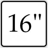 16 PULGADAS