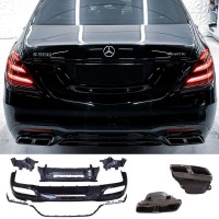 DIFUSORES TRASEROS MERCEDES W222 2017-